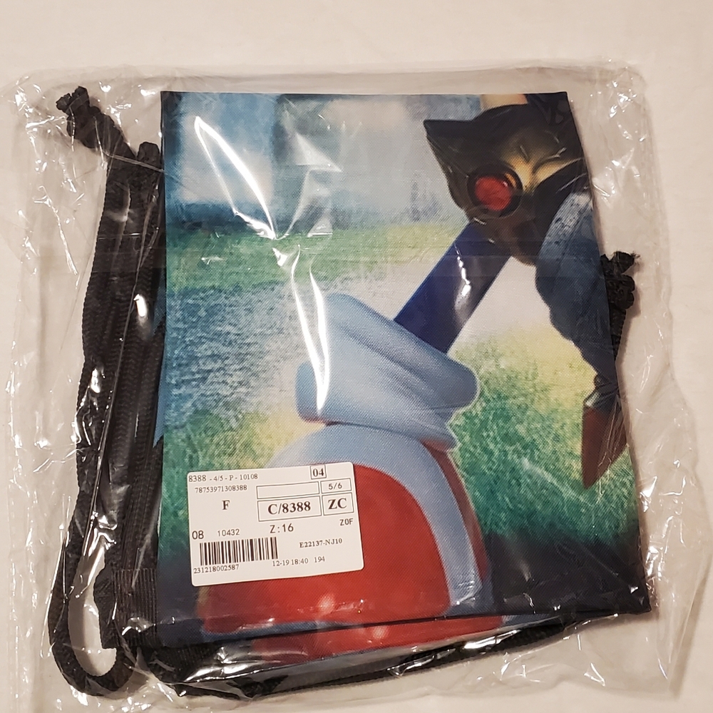 Sonic drawstring bag